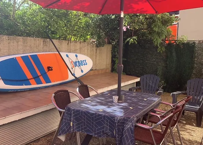 Appartement Face A La Plage Terrasse-Garage-Wifi-Draps Et Serviettes